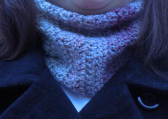 how to crochet a neck warmer